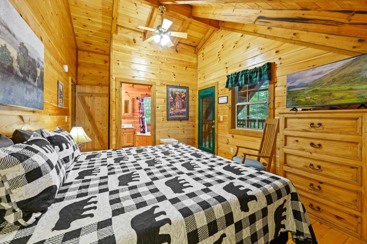 Gypsy Road - Privacy! Log Cabin With Hot Tub, Wifi, Directv And Arcade เซอเวียร์วีล ภายนอก รูปภาพ