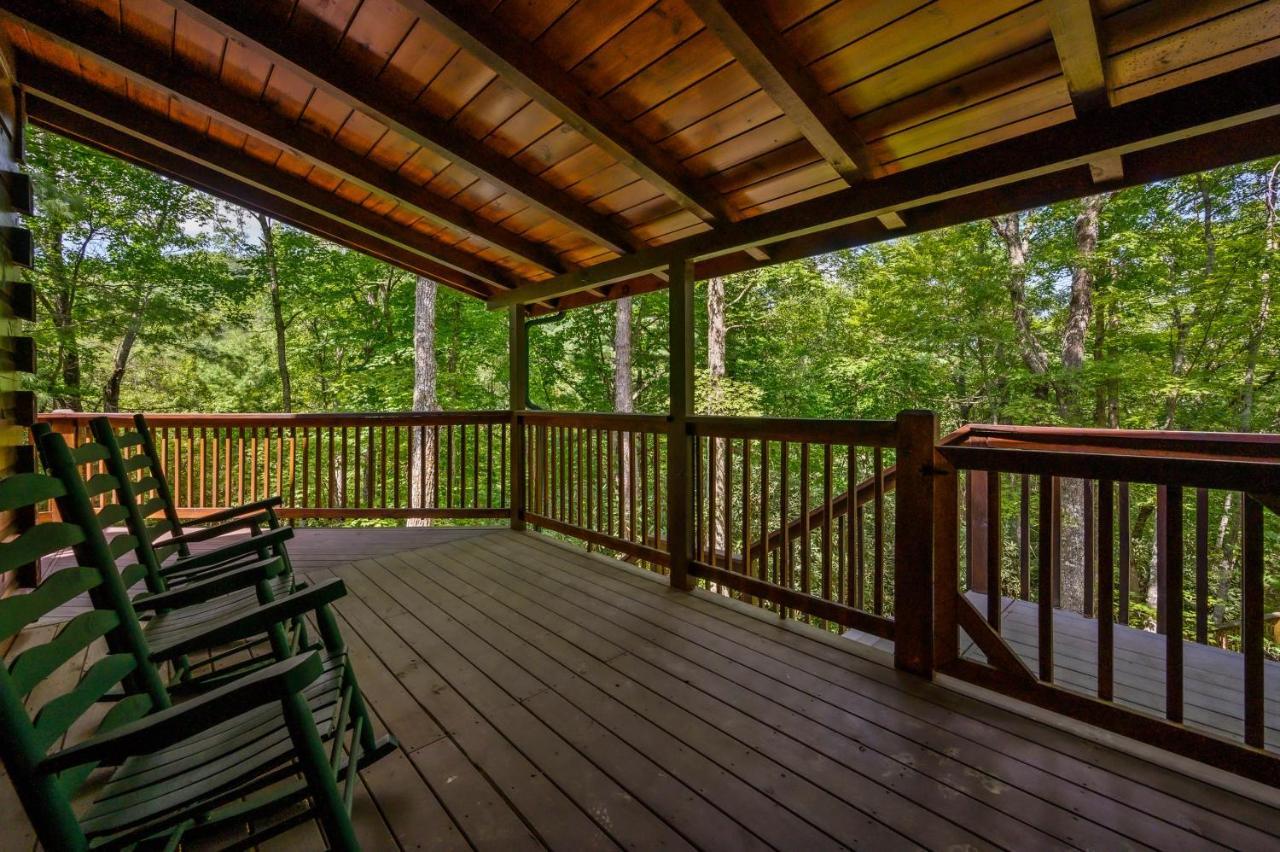 Gypsy Road - Privacy! Log Cabin With Hot Tub, Wifi, Directv And Arcade เซอเวียร์วีล ภายนอก รูปภาพ